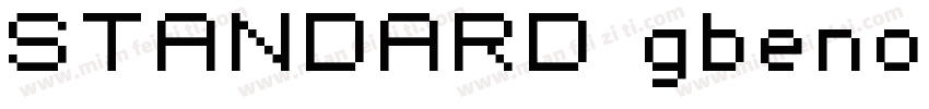 STANDARD gbenor (R字体转换